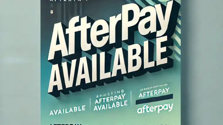 AFTERPAY AVAILABLE