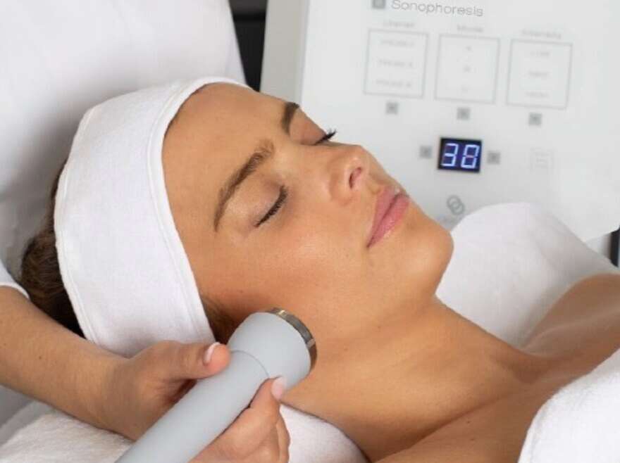 Hydrabrasion + sonophoresis